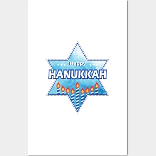 Hanukkah Candles tonight Posters and Art